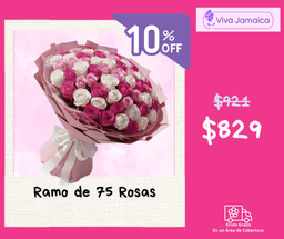 Ramo de 75 Rosas