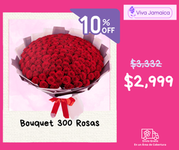 Bouquet 300 Rosas