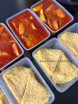 Roti Kirai + Kari Ayam