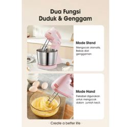 SAMONO Stan Mixer 200W 2.5L SW-HMB200 Pink