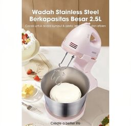 SAMONO Stan Mixer 200W 2.5L SW-HMB200 Pink