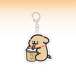 Dog Couple Keychain