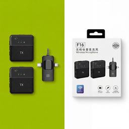 Microphone Lavalier sans Fil F16