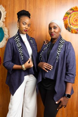 Kilele Blazer - Navy Blue