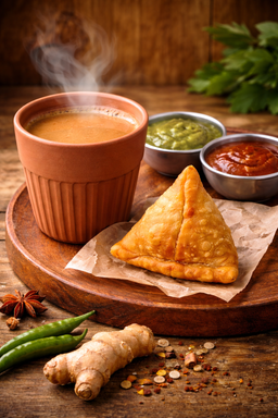 samosa + chai combo