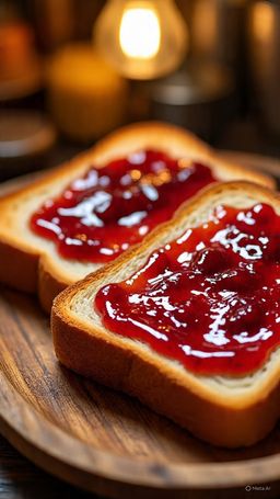 ROTI BAKAR STRAWBERI