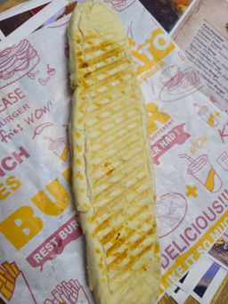 CHICKEN PANINI (chicken, basil, mozzarella, mayo