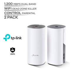 TP LINK DECO MESH E4 AC1200 (2 PACK) / SISTEMA MESH / WIFI / 1200 MBPS DUAL BAND