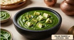 Palak/chicken Paneer (SB)