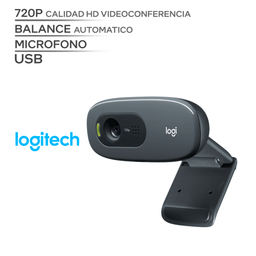 LOGITECH C270 / 720P HD / WINDOWS - MAC / USB
