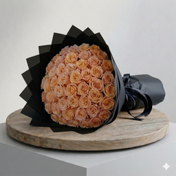 50pcs Shimmer With Black Wrapping 