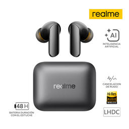 REALME BUDS AIR 7 PRO AI / INALAMBRICO / BLUETOOTH / 48 HORAS BATERIA / TECNOLOGIA AI / HIRES AUDIO / LHDC / NEGRO