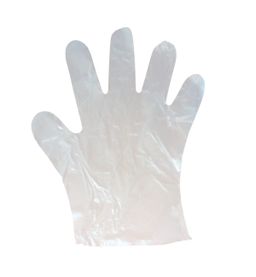 Guante Plástico Desechable Transparente