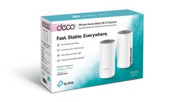 TP LINK DECO MESH E4 AC1200 (2 PACK) / SISTEMA MESH / WIFI / 1200 MBPS DUAL BAND