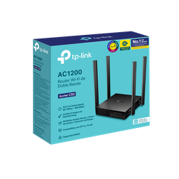 TP LINK WIFI ARCHER C50 / ROUTER 1200 MBPS DUAL BAND / WIFI ZONE KILLER / SEGURIDAD WPA3 / 4 ANTENAS / REPETIDOR
