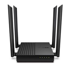 TP LINK WIFI ARCHER C64 / ROUTER 1200 MBPS DUAL BAND / WIFI ZONE KILLER / SEGURIDAD WPA3 / 4 ANTENAS / PUERTO GIGABIT