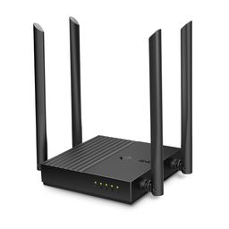 TP LINK WIFI ARCHER C64 / ROUTER 1200 MBPS DUAL BAND / WIFI ZONE KILLER / SEGURIDAD WPA3 / 4 ANTENAS / PUERTO GIGABIT