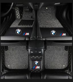 TAPIS 9D LUXURY-bmw  (noir/noir)+ mokitte gris (