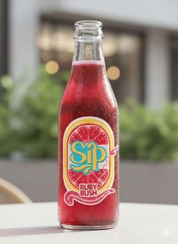 Sip promegranate drink 