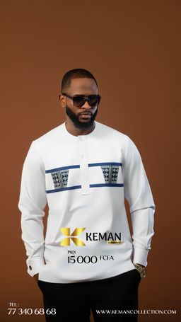 Chemise Africaine Blanche #1