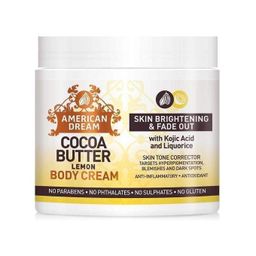 American Dream COCOA BUTTER LEMON WITH KOJIC ACID AND LIQUORICE