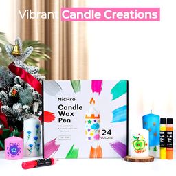 Boligrafo de cera para velas. 