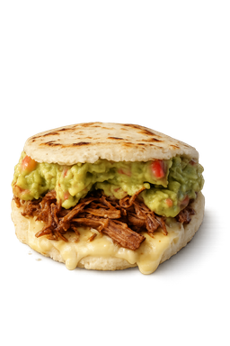 Arepa de Carne Mechada