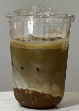 Iced Banana Bread Hojicha Latte