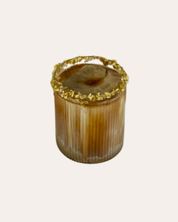 iced golden osmanthus latte