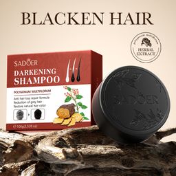 SADOER Darkening Hair Soap Shampoo
