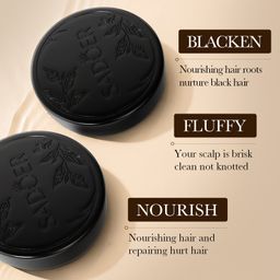 SADOER Darkening Hair Soap Shampoo