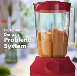PHILIPS Blender Plastik 1L 3000 seris [Merah]