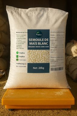 25kg semoule bio blanche de mais