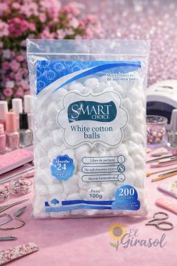  ALGODÓN EN BOLITAS – 200 UNIDADES 