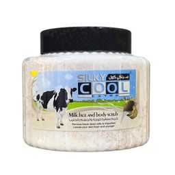 Silky Cool Face & Body Scrub 500 Ml - Milk