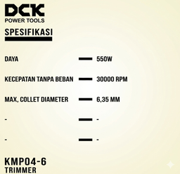 DCK Trimmer Elektrik 550Watt KMP04-6
