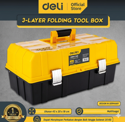 Deli Tool Box 3 Layer DL432117