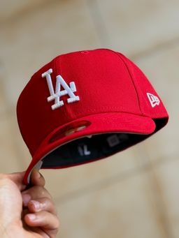 New Era 59 Fifty - La Dodgers Basic Red