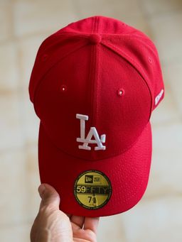 New Era 59 Fifty - La Dodgers Basic Red