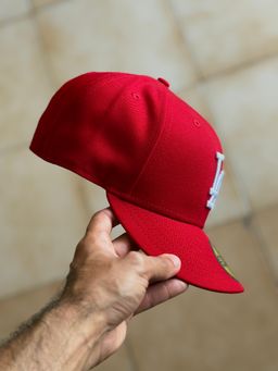 New Era 59 Fifty - La Dodgers Basic Red