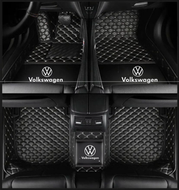 TAPIS 8D plus LUXURY-VOLKSWAGEN  (noir/gris)