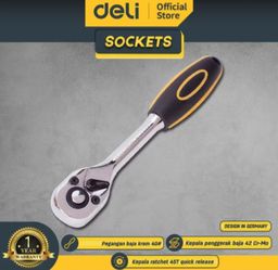 Deli Reversible Ratchet 1/2" Cr-V DL2521