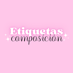 Etiquetas de composición