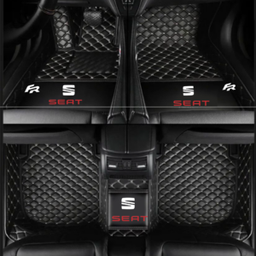 TAPIS 8D plus LUXURY-seat  (noir/gris)