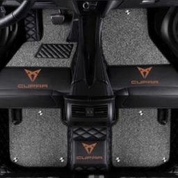 TAPIS 9D LUXURY-cupra  (noir/noir)+ mokitte gris