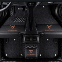 TAPIS 9D LUXURY-cupra  marron+ mokitte marron