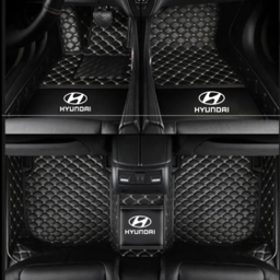 TAPIS 8D plus LUXURY-hyundai (noir/beige)