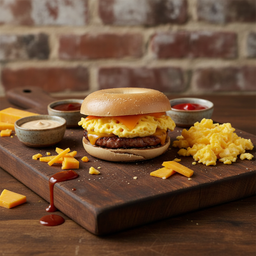 Central Park (Beef Patty, Eggs)