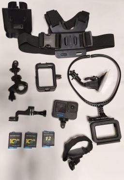 GoPro HERO 12 Black (USED) – Full Creator Bundle + 3 Batteries