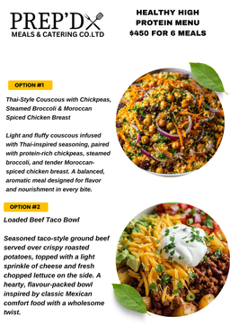 Weekly meal prep packages 